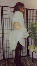 Load image into Gallery viewer, Metallic, Metal Foil Coated Knit Sweetheart Tube Top: GOLD