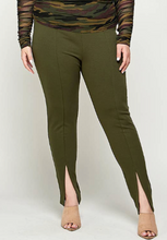 Load image into Gallery viewer, Fox, Structured and Supportive Slit Front Plus Leggings