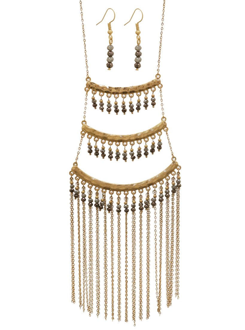 Glam goddess brass hot sale necklace paparazzi