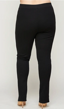 Load image into Gallery viewer, Fox, Structured and Supportive Slit Front Plus Leggings