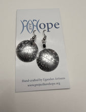 Load image into Gallery viewer, Hope Silver African Motif Earrings