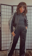 Load image into Gallery viewer, Active Track Suit Pant and Jacket Set, Black