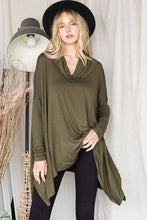 Load image into Gallery viewer, Vino, Off Shoulder or Cowl Neck Oversized Tunic Top