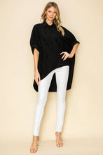 Load image into Gallery viewer, Oversized Tunic Lace Front Shirt