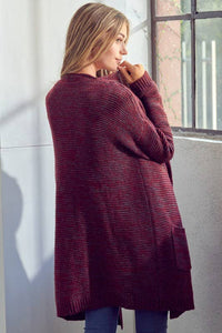 Melia, Chunky Sweater Knit Cardigan w/ pockets