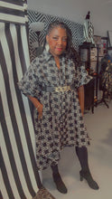 Load image into Gallery viewer, Ankara Asymmetrical Hem Dress or Jacket w/ pockets