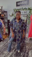 Load image into Gallery viewer, Ankara Asymmetrical Hem Dress or Jacket w/ pockets