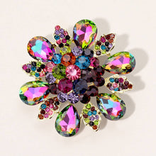 Load image into Gallery viewer, Glass Stone Pin Brooch