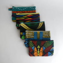 Load image into Gallery viewer, African Textiles Zipper Pouch