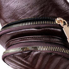 Load image into Gallery viewer, Crossbody Vegan Leather Quilt Sling Bag