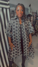 Load image into Gallery viewer, Ankara Asymmetrical Hem Dress or Jacket w/ pockets