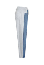Load image into Gallery viewer, Hoodie Jacket and Barrel Pants Mix Media Denim and Sweat Set