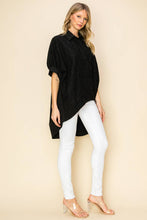 Load image into Gallery viewer, Oversized Tunic Lace Front Shirt