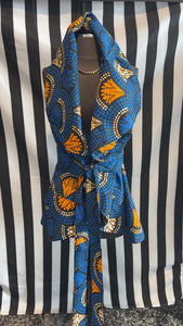 Reversible LeNese Custom Wrap Vest w/ Belt