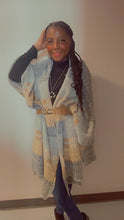 Load image into Gallery viewer, Hailey Hooded Ruana Long Open Cozy Cardigan