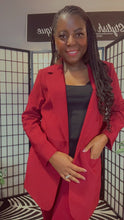 Load image into Gallery viewer, Chic Blazer, Sleek Woven Classic 2 pocket Blazer