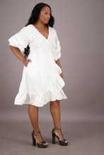 Load image into Gallery viewer, Empress Ruffle Wrap Dress