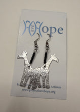Load image into Gallery viewer, Hope Silver African Motif Earrings