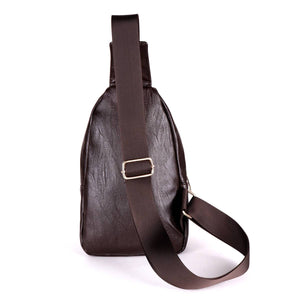 Crossbody Vegan Leather Quilt Sling Bag