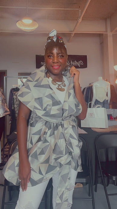 Reversible LeNese Custom Wrap Vest w/ Belt