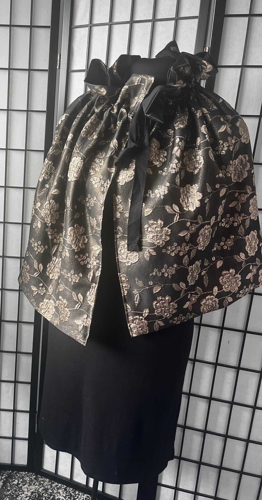 Metallic Reversible LeNese Custom Wrap Vest
