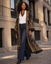 Load image into Gallery viewer, Meghan, Long Cardigan Thick Stitch Duster w/ Pockets