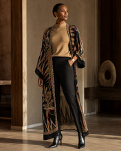 Load image into Gallery viewer, Meghan, Long Cardigan Thick Stitch Duster w/ Pockets