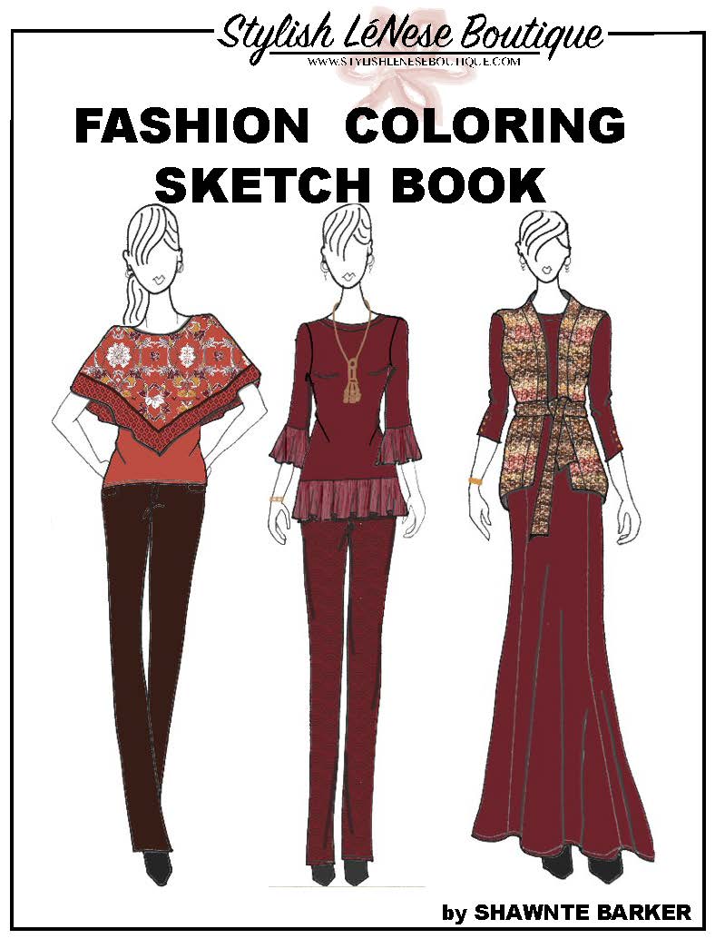 Fashion Coloring Book - Digital Download