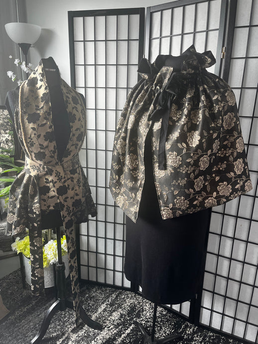 Metallic Reversible LeNese Custom Wrap Vest