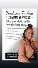 Load image into Gallery viewer, Fashion Design Consulting Service