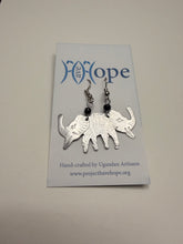 Load image into Gallery viewer, Hope Silver African Motif Earrings