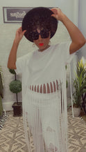 Load image into Gallery viewer, Austin, Long Fringe Cotton Jersey Top