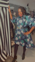Load image into Gallery viewer, Ankara Asymmetrical Hem Dress or Jacket w/ pockets