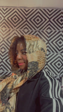 Load image into Gallery viewer, Hoodie Fleece Scarf