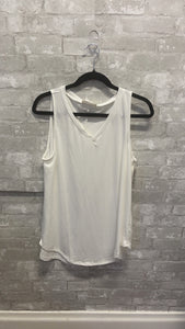 Rizzo, Bow Tie Shoulder Rayon Tank Top