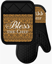Load image into Gallery viewer, Elegant Oven Mitt and Pot Holder Set