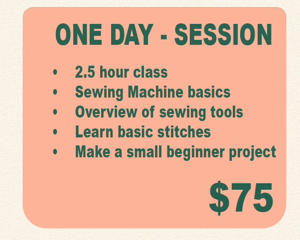 September - Sewing Classes