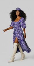 Load image into Gallery viewer, Maxi Side Slit Dress with Pocket and Hat Set