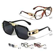 Load image into Gallery viewer, Oversized Aviator Frame Buckle Wayfarer Sunglasses