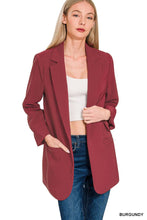 Load image into Gallery viewer, Chic Blazer, Sleek Woven Classic 2 pocket Blazer