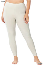 Load image into Gallery viewer, Ivory, Soft Stretch Leggings Small-3X