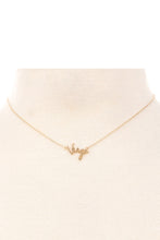 Load image into Gallery viewer, Zodiac Delicate Word Necklace