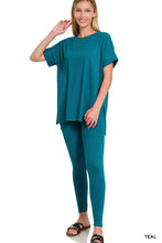 Load image into Gallery viewer, Asia, Brushed Microfiber Top and Legging Loungewear Set