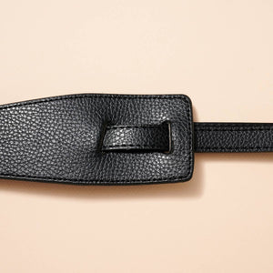 Tie Faux Leather Belt