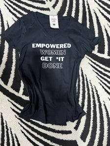 Empowered Women, V-neck Short Sleeve T-shirt
