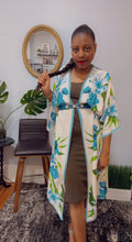 Load image into Gallery viewer, Island Floral Printed Light Weight Kimono Cardigan
