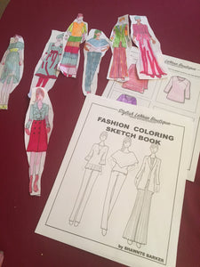 Fashion Coloring Book - Digital Download