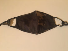 Load image into Gallery viewer, Olive Adjustable Cotton Jersey Face Mask