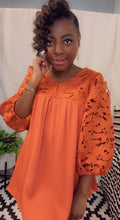 Load image into Gallery viewer, Zambia, Lace 3/4 Sleeve Woven Blouse