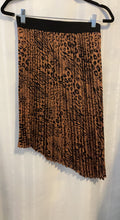 Load image into Gallery viewer, Gigi, Elastic Waist Pleated Animal Print Midi Skirt